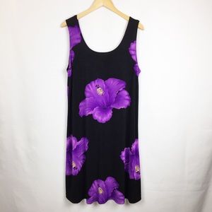 Maui Cotton Co. Sleeveless Floral Dress